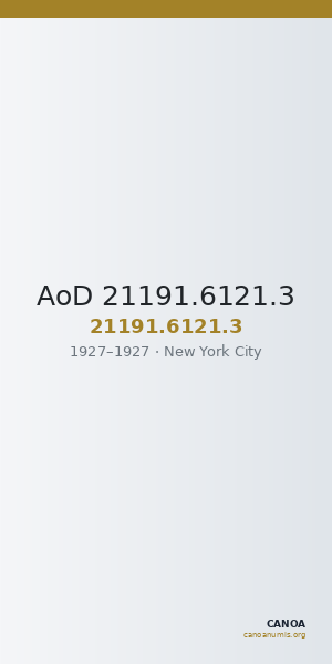 AoD 21191.6121.3 — CANOA