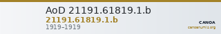 AoD 21191.61819.1.b — CANOA