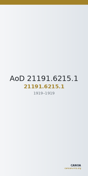 AoD 21191.6215.1 — CANOA