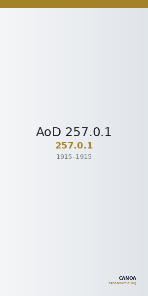 AoD 257.0.1 — CANOA