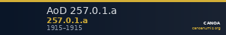 AoD 257.0.1.a — CANOA