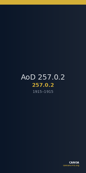 AoD 257.0.2 — CANOA