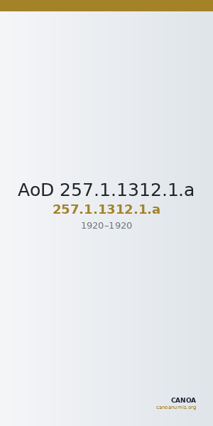 AoD 257.1.1312.1.a — CANOA
