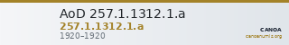 AoD 257.1.1312.1.a — CANOA