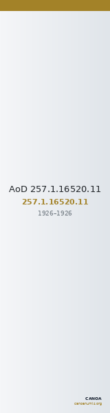 AoD 257.1.16520.11 — CANOA