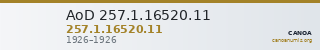 AoD 257.1.16520.11 — CANOA