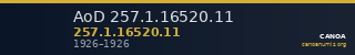AoD 257.1.16520.11 — CANOA
