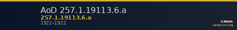 AoD 257.1.19113.6.a — CANOA
