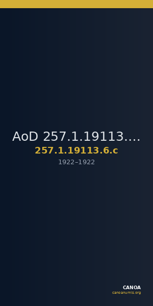 AoD 257.1.19113.6.c — CANOA