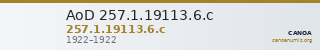 AoD 257.1.19113.6.c — CANOA