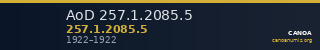 AoD 257.1.2085.5 — CANOA
