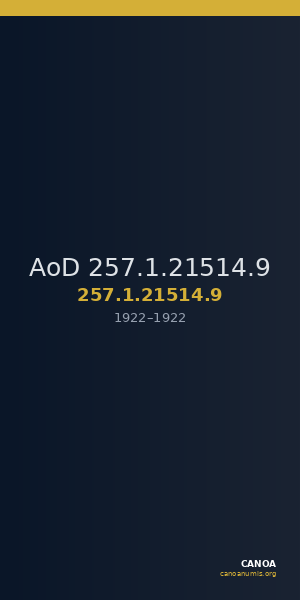 AoD 257.1.21514.9 — CANOA