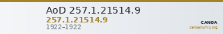 AoD 257.1.21514.9 — CANOA