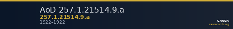 AoD 257.1.21514.9.a — CANOA