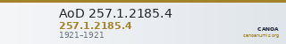 AoD 257.1.2185.4 — CANOA