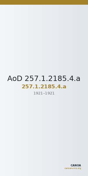AoD 257.1.2185.4.a — CANOA