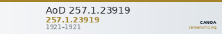 AoD 257.1.23919 — CANOA