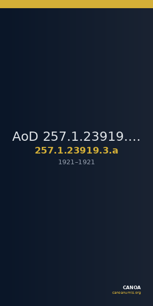 AoD 257.1.23919.3.a — CANOA
