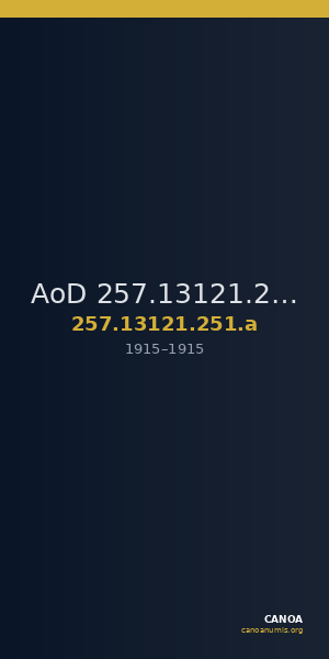 AoD 257.13121.251.a — CANOA