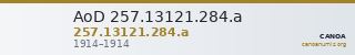 AoD 257.13121.284.a — CANOA