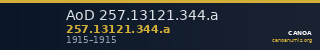 AoD 257.13121.344.a — CANOA