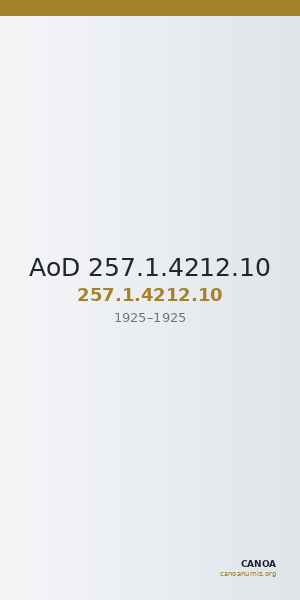 AoD 257.1.4212.10 — CANOA