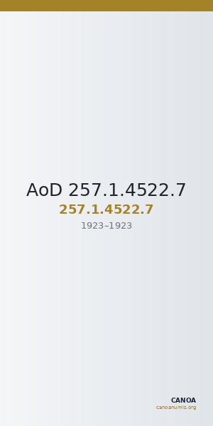 AoD 257.1.4522.7 — CANOA
