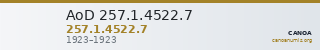 AoD 257.1.4522.7 — CANOA