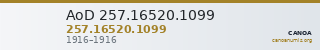 AoD 257.16520.1099 — CANOA
