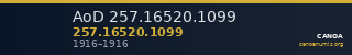 AoD 257.16520.1099 — CANOA