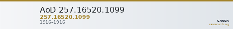 AoD 257.16520.1099 — CANOA