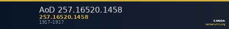 AoD 257.16520.1458 — CANOA