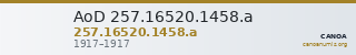 AoD 257.16520.1458.a — CANOA