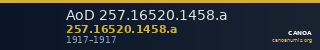 AoD 257.16520.1458.a — CANOA