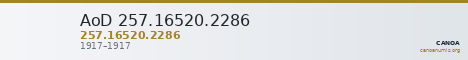 AoD 257.16520.2286 — CANOA
