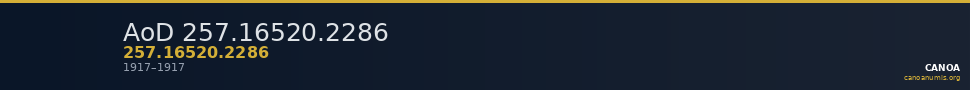 AoD 257.16520.2286 — CANOA