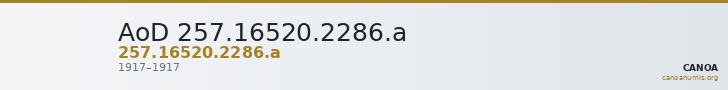 AoD 257.16520.2286.a — CANOA