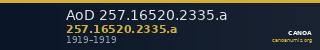AoD 257.16520.2335.a — CANOA