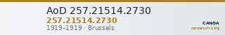 AoD 257.21514.2730 — CANOA