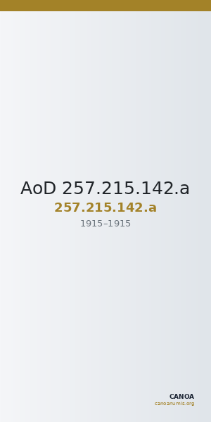 AoD 257.215.142.a — CANOA