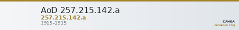 AoD 257.215.142.a — CANOA