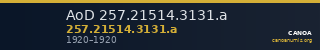 AoD 257.21514.3131.a — CANOA