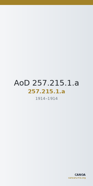 AoD 257.215.1.a — CANOA