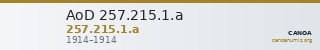 AoD 257.215.1.a — CANOA