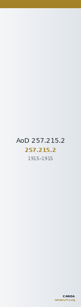 AoD 257.215.2 — CANOA
