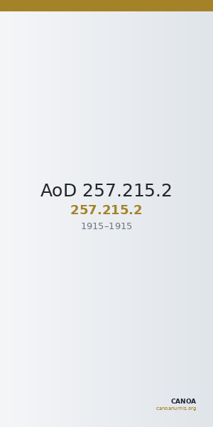 AoD 257.215.2 — CANOA