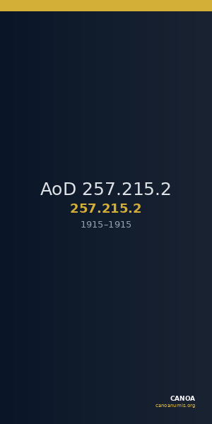 AoD 257.215.2 — CANOA
