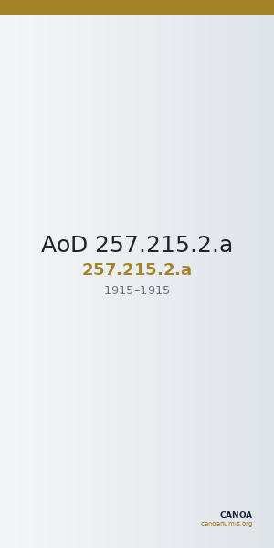 AoD 257.215.2.a — CANOA