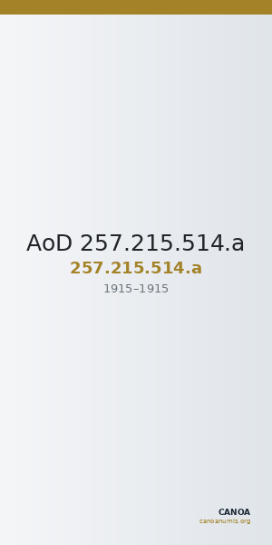AoD 257.215.514.a — CANOA