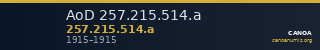 AoD 257.215.514.a — CANOA